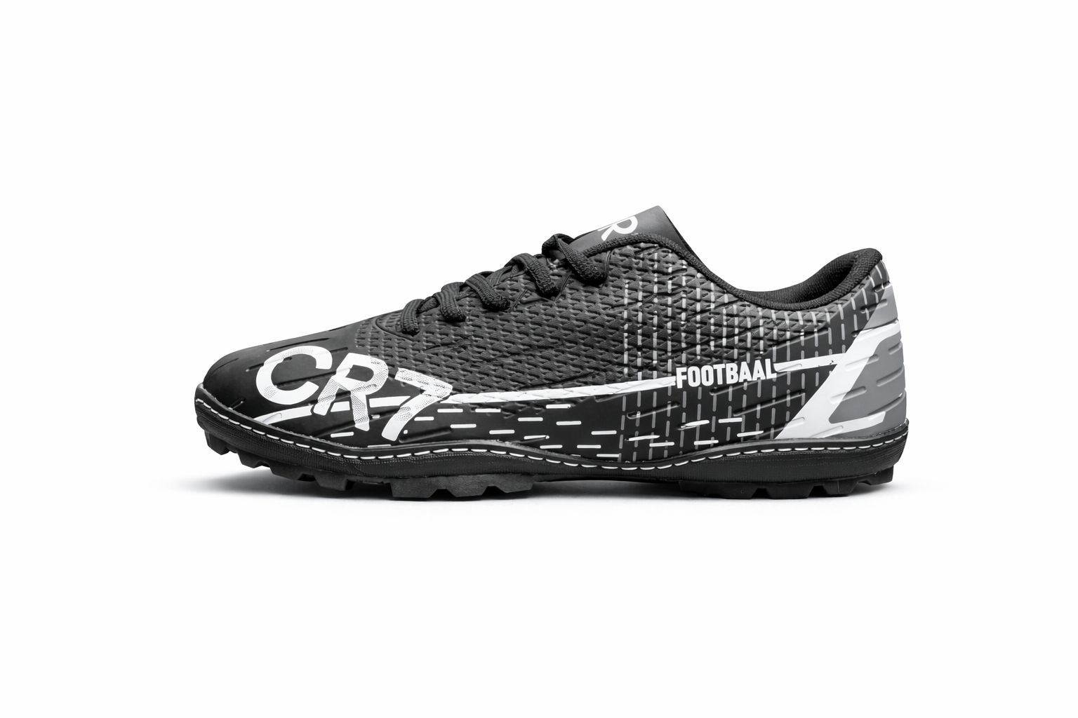 Chuteira Mercurial CR7 Society Preto e Branco