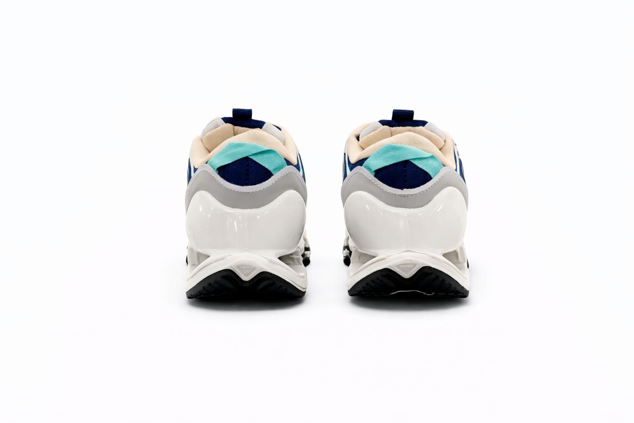 Mizuno Beta Bege e Azul