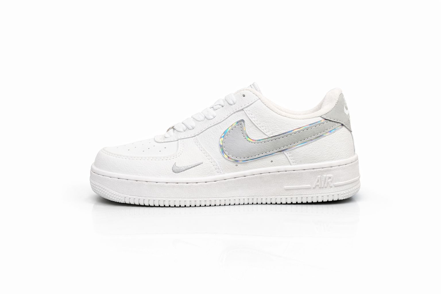 Nike Air Force Bicolor Branco Cinza