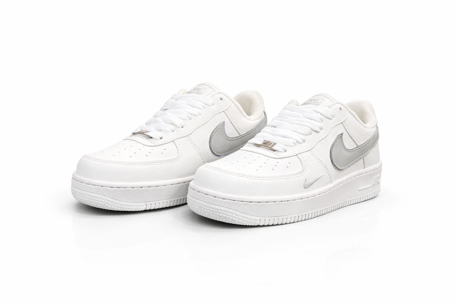 Nike Air Force Bicolor Branco Cinza
