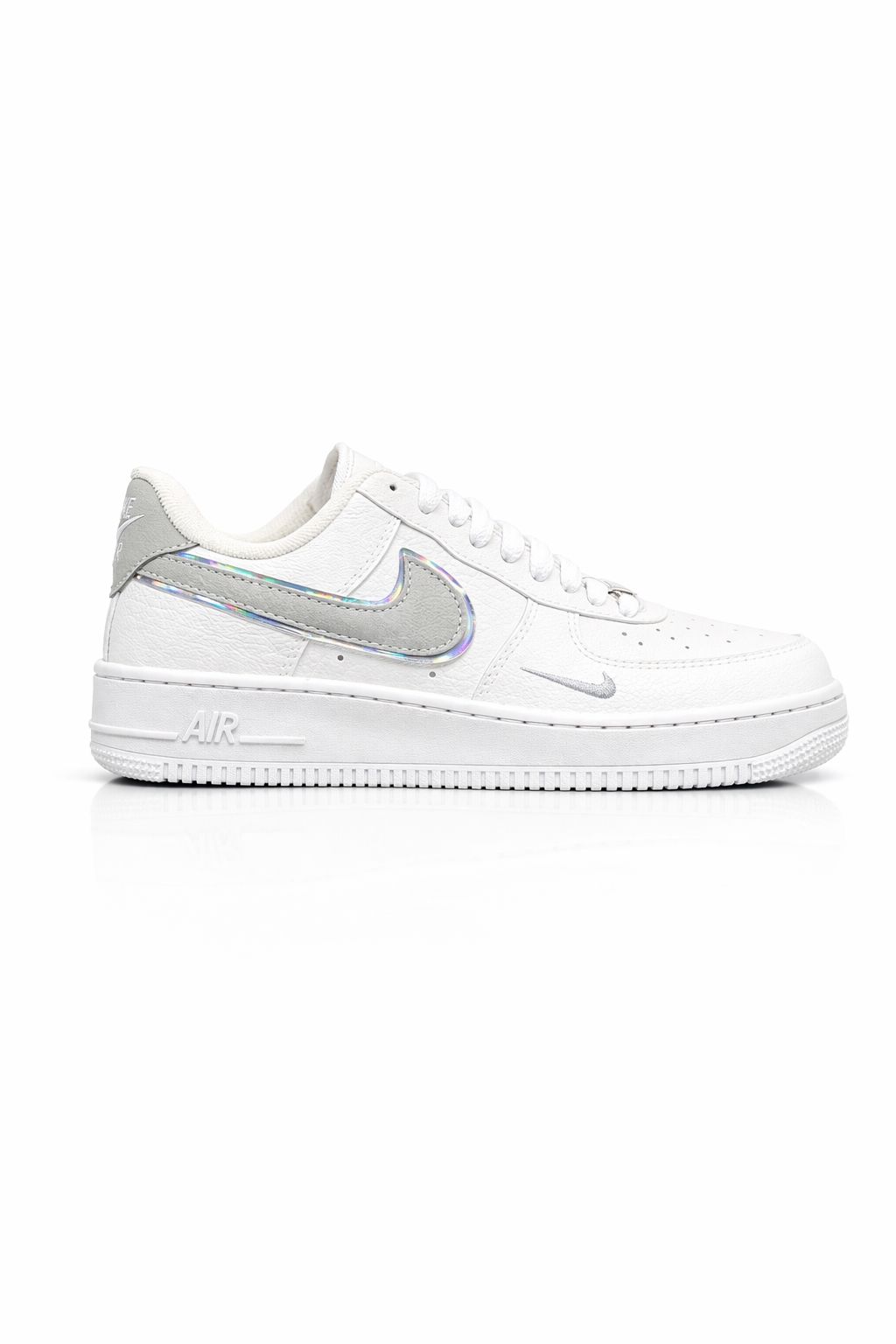 Nike Air Force Bicolor Branco Cinza
