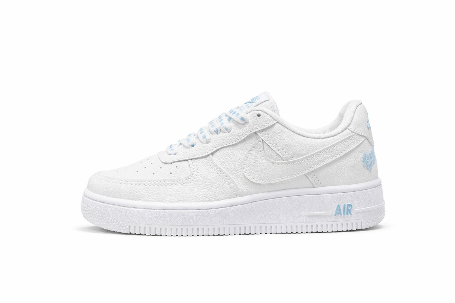 Nike Air Force de Coração Azul Bebe