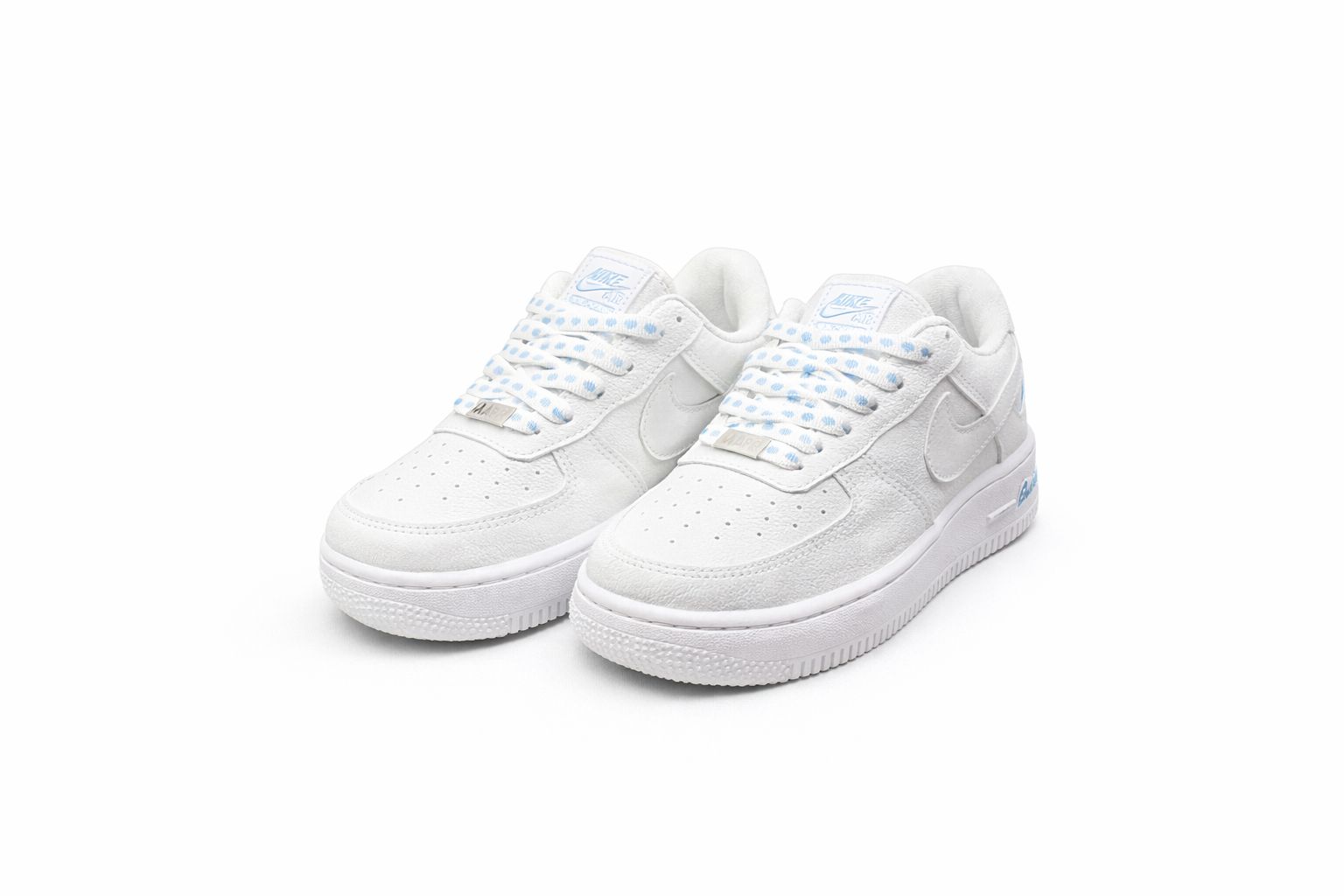 Nike Air Force de Coração Azul Bebe