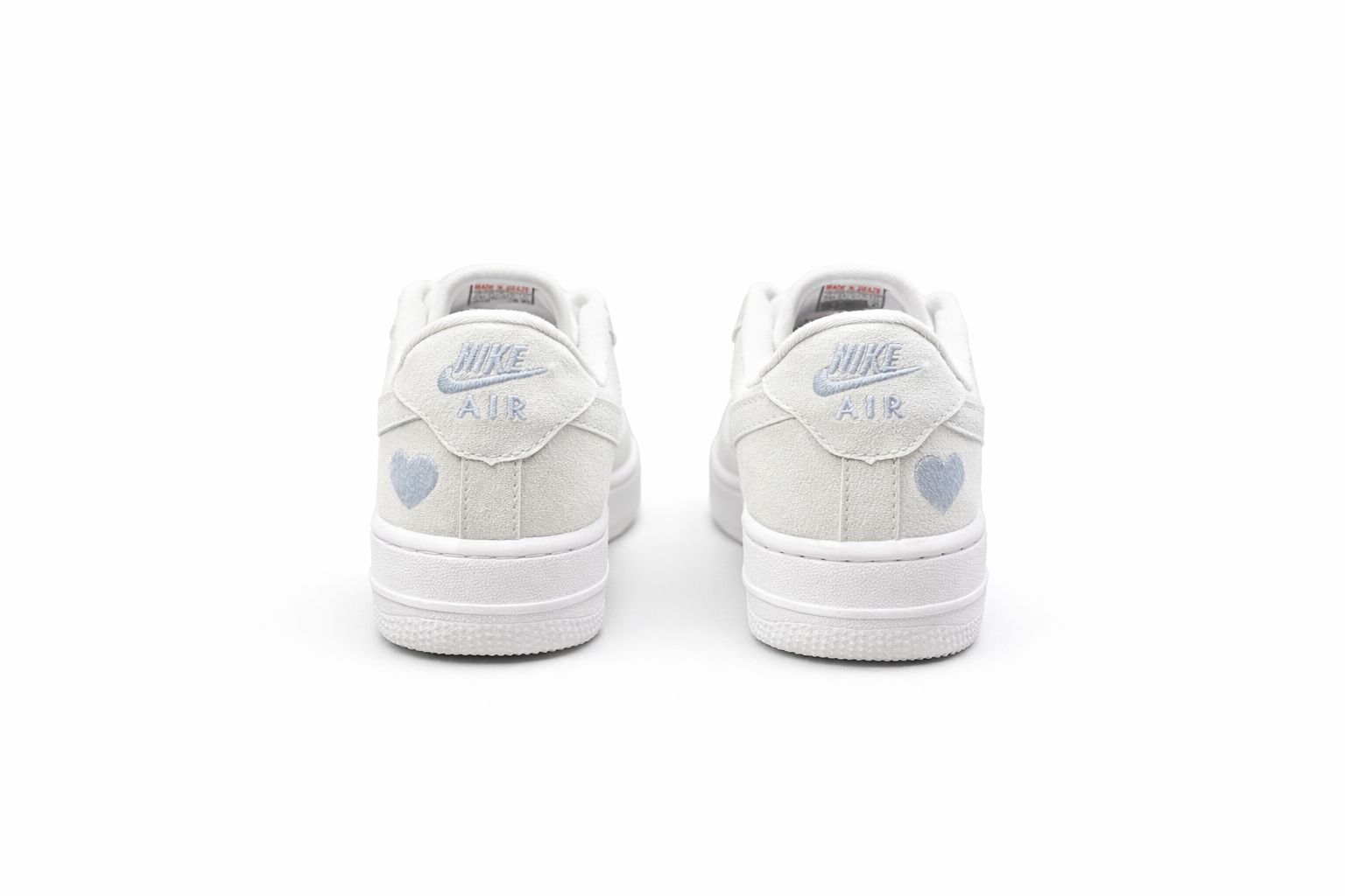 Nike Air Force de Coração Azul Bebe