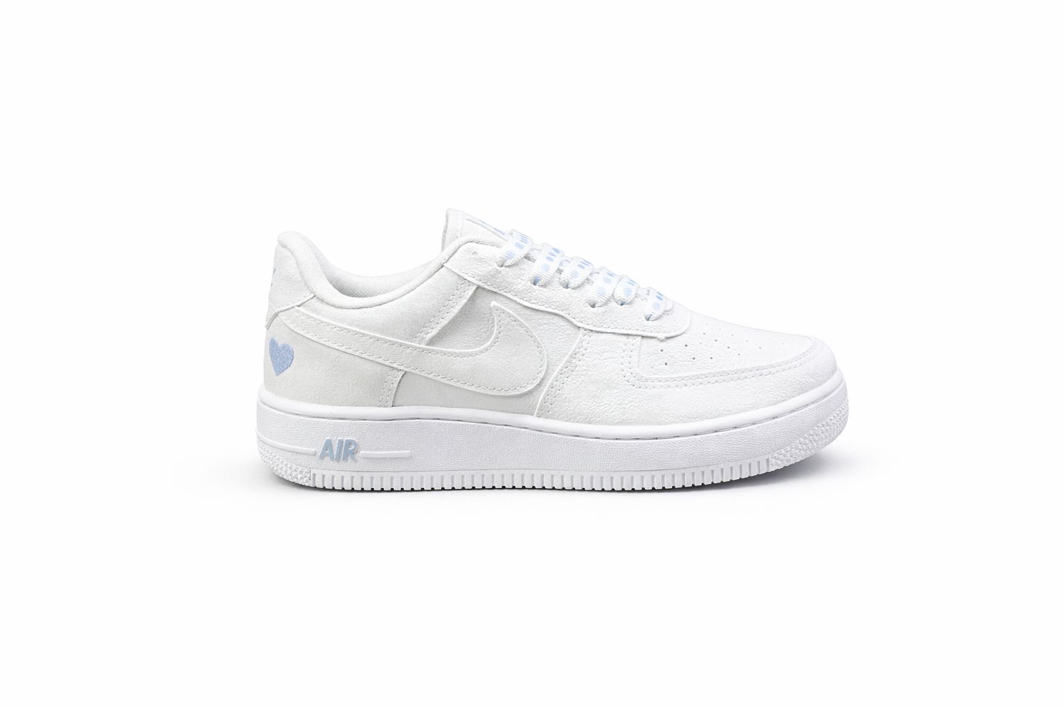 Nike Air Force de Coração Azul Bebe
