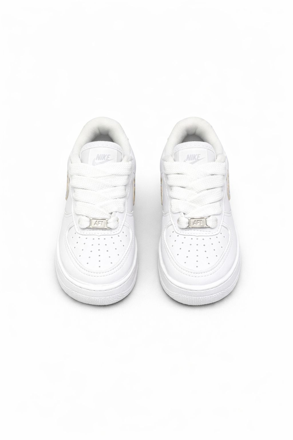 Nike Air Force Glitter Prata