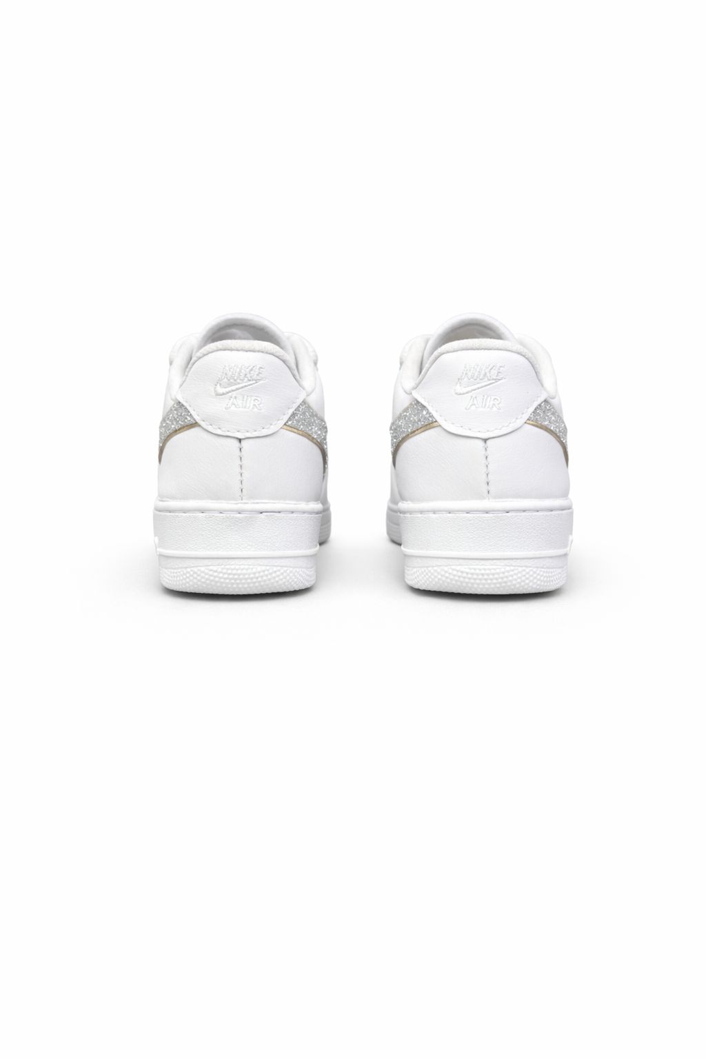 Nike Air Force Glitter Prata