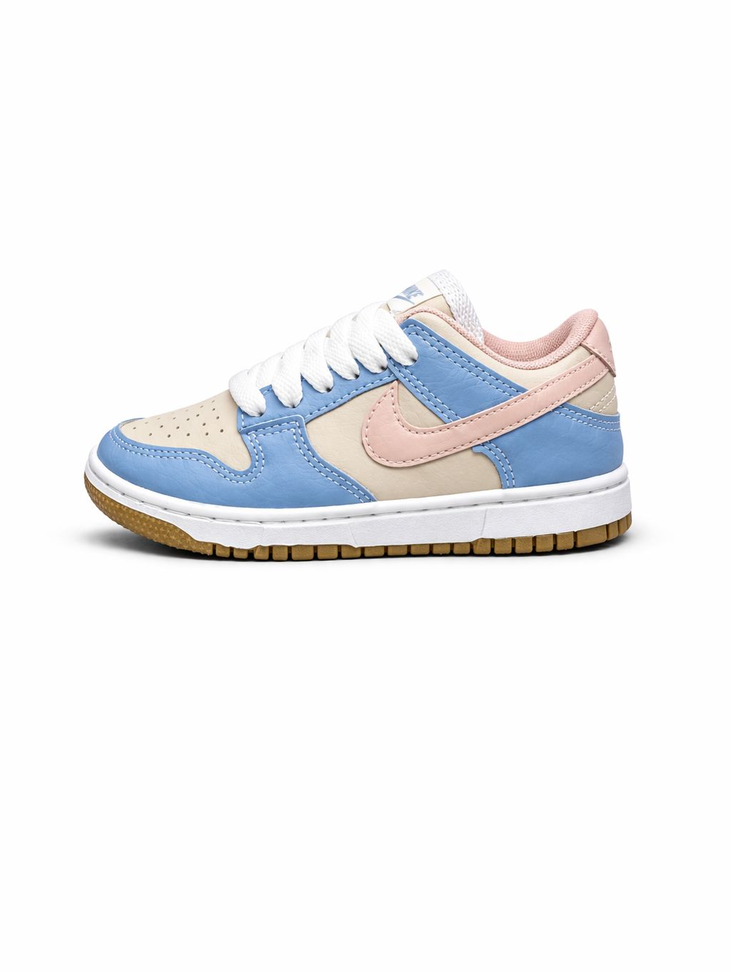 Nike Dunk Low Azul Bebê com Rosa