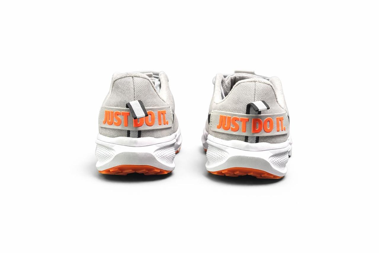 Nike Just Do It Cinza e Laranja