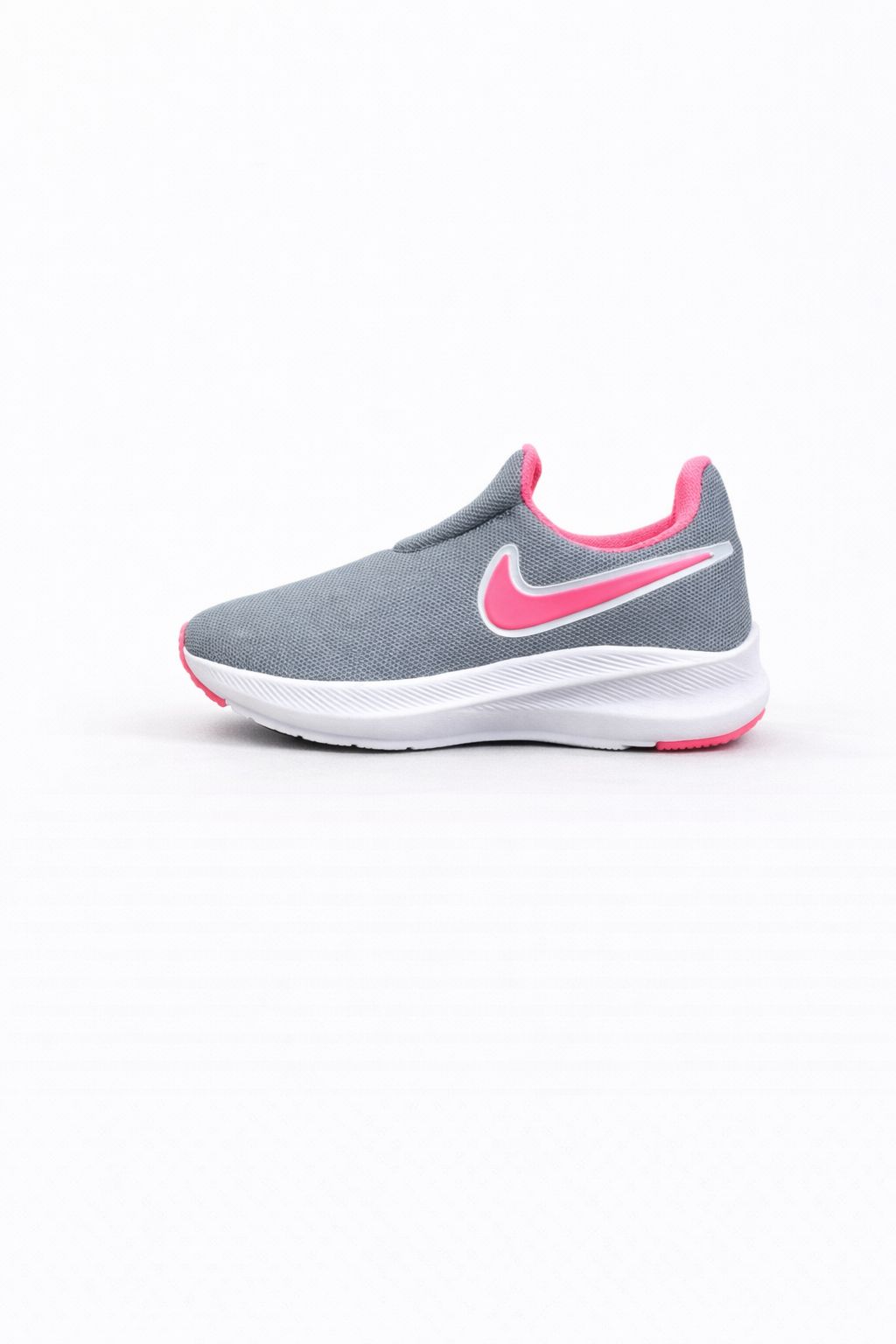 Nike Meia Infantil Cinza Rosa