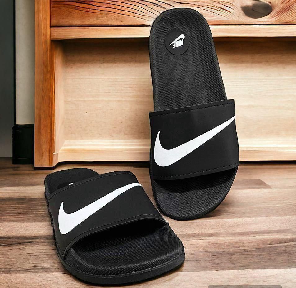 Slide Nike Preto Branco